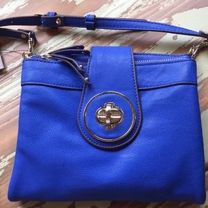 Royal Blue leather bag